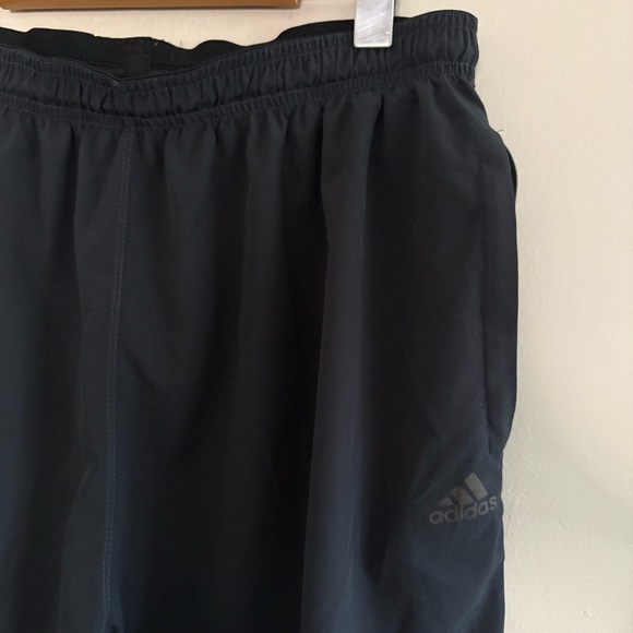 Adidas Black and Gray Athletic Shorts - Picture 2 of 12